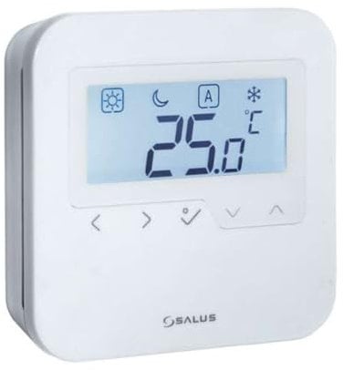 Kudos-Trading - Salus HTRP230 Thermostat Digital Programmable Controls for Water Underfloor Heating Kits Multi Zone or Radiators Home Central Heating Room Stat.