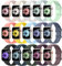 15 Pack Soft Silicone Bands Compatible with Apple Watch Band 40mm 41mm 38mm 45mm 44mm 42mm for Women Men,Waterproof Sport iWatch bands Replacement Strap Wristbands for iWatch SE Series 9 8 7 6 5 4 3 2