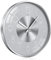 TOKTEKK Wanduhr Ohne Tickgeräusche Lautlos Modern wanduhren 12 Zoll Rund Geräuschlos Küchenuhr Aluminium Wanduhr Für Wohnzimmer Küche Schlafzimmer Und Büro(Silberne und weiße Ziffern)