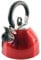 Flamefield Whistling Kettle Red - Luxurious, Rust-Free Stainless Steel, Heat-Resistant Handle, Versatile for All Cooktops, Perfect for Home and Outdoor Use, Stylish Red Finish, Efficient Whistle Alert