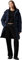 Calvin Klein Damen Mantel Logo Belt Long Puffer mit Gürtel, Blau (Ink), L