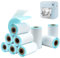 YAANBUNB 9 Rollen Thermodrucker Rollen Selbstklebend Thermorollen 57mm x 30mm Thermodruckerpapier Rolle Druckrolle Thermopapier Mini Drucker Sticker Rollen Thermal Printer Sticker für Fotodrucker