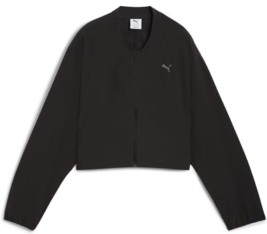 PUMA Damen MOVE FASHION JACKET Gewebte Jacken, PUMA Black,