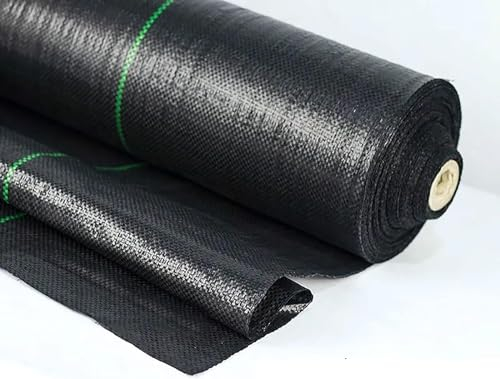 EPANO LXXW Unkrautfolie Unkrautbekämpfungsmembran-Geotextil-Landschaftsstoff, Bodendecker-Garten-Unkrautschutzstoff für Gärten, Rasenfläche(1.2 * 100m)