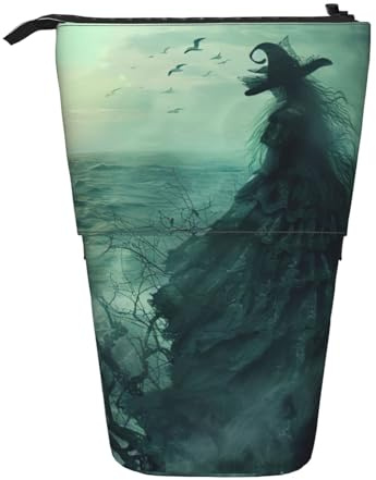 DRTGEDS The Sea Witch inspiriertes Pop-Up-Federmäppchen und Kosmetiktasche, aufstellbar, Teleskop-Bastelbedarf, Make-up-Organizer