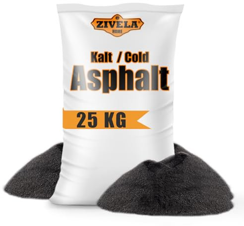 Kaltasphalt 25kg | Kaltmischgut, Reparaturasphalt, Asphalt | 25kg Kaltasphalt 0-8 mm | Bitumenmasse