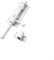 Tower Bolt, Door Lock Bolts Sleek and 304 Stainless Steel Bolt Heavy Duty Slide Gate Latch Bolt Safety Door Lock for Wooden Gates Bedroom Shower Garden Garage Gates (White)