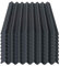 Onduline Easyline Dachplatte Wandplatte Bitumenwellplatten Wellplatte 9x0,76m² - schwarz