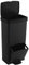 Cubo de basura o reciclaje 70L en NEGRO, VERTICAL, en 2 Compartimentos, Papelera para residuos, 76 cm de altura, fácil gestión, Negro antracita
