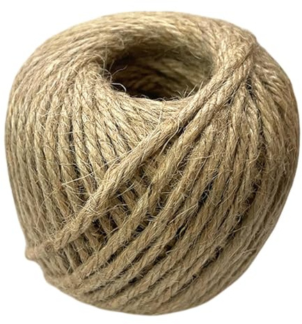 TISHITA Corde En Jute pour Jardinage et Artisanat, 4 mm