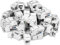 TRENDnet TC-K50C6 Cat6 RJ45 Keystone Jack Lot de 50, Compatible avec Le câblage Cat5/Cat5e/Cat6, terminaison à Angle de 90° Blanc