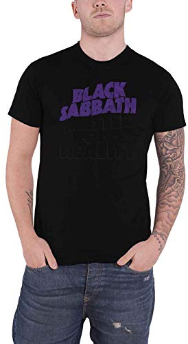 Black Sabbath T Shirt Masters of Reality Album Band Logo Official Unisex Black L