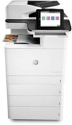 HP Color Laserjet Enterprise Flow Multifunction M776z All-in-One Wireless Duplex Printer with JetIntelligence (3WT91A), White