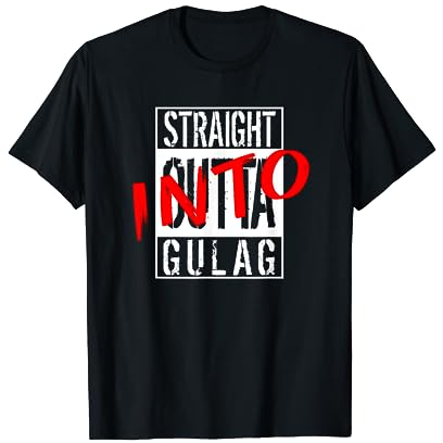 Straight Outta Gulag Warzone Duty Call Gamer Geschenk T-Shirt