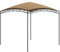 vidaXL Belvédère Tonnelle de Jardin Chapiteau de Terrasse Pavillon de Patio Tente de Réception Extérieur 3x3x2,65 m Taupe 180 g/m²