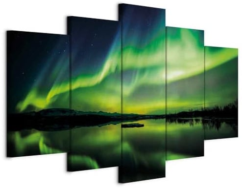 murando - Akustikbild Akustikschaumstoff, 225x112 cm, 5-teilig, Wohnzimmer | Verbessert Raumakustik, reduziert Hall, ideal fürs Büro oder Wohnzimmer, hochwertige Verarbeitung, schnelle Montage, stilvoll