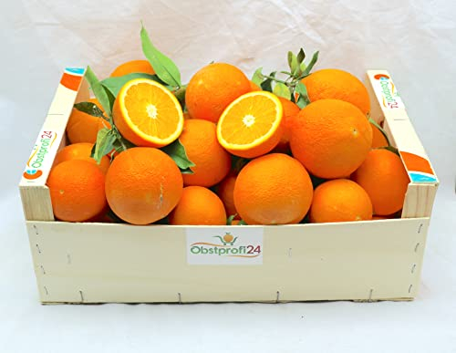 Maroni Obstprofi24 - Griechische Orangen Unbehandelte Navelina Eß Ungewachst Schale geeignet zum Kochen Backen Marmelade direkt vom Grossmarkt frisch schnell Versand (12 kg)
