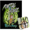Mantas para Cama de Rick y Morty - Manta Sofa Grande 150 x 130 cm, Manta Rick y Morty, Manta Polar Suave, Regalos Navidad (Negro/Verde)