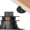 50x LANGFIT® Stelzlager L für Terrassendielen – Bis 50% schneller montiert – Mit Maßskala – Stufenlos höhenverstellbar von 35-75mm – Für Unterkonstruktionen aus Holz, WPC, Alu – Made in Germany