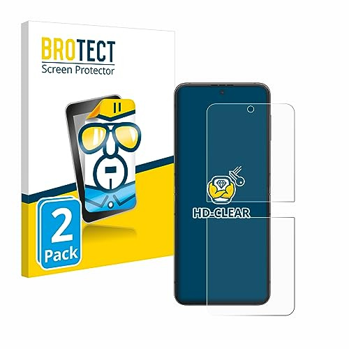 BROTECT 2 Stück Schutzfolie für Samsung Galaxy Z Flip 5 Displayschutz Folie Made in Germany, Ultra-Klar