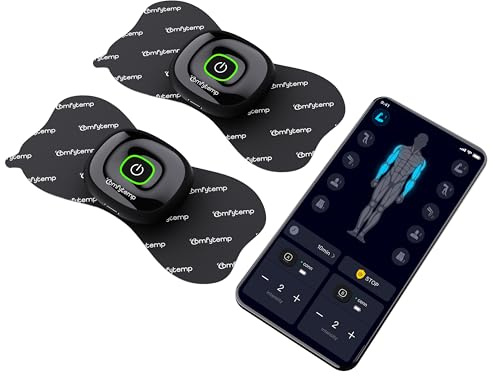 Comfytemp Wireless TENS Unit Muscle Stimulator with APP, FSA HSA Eligible Smart Dual Host TENS Machine for Pain Relief, EMS Device with 32 Modes, Pulse Muscle Massager for Back Shoulder Sciatica K6108