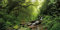 MIRRORANG 120x61cm Tropischer Regenwald Terrarium Hintergrund Wasserfall Aquarium Hintergrund See Wasser Nebel Grüner Baum Reptilien Lebensraum Hintergrund Haltbarer Vinyl Hintergrund