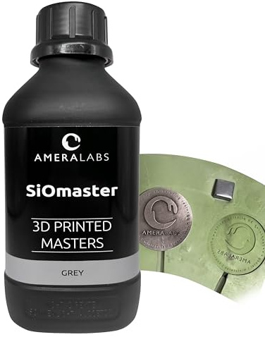 AmeraLabs SiOmaster - Resina de impresora 3D de alta precisión para hacer moldes de silicona, soporta altas temperaturas, superficie dura, bajo olor, líquido de impresión 3D para impresoras 3D 4K/8K