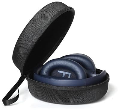 Hard Travel Headphone Carrying Case for Skullcandy Riff 2, Riff, Crusher Evo, Crusher ANC, Crusher 360, Hesh 3, Hesh ANC, Hesh Evo, for Beats Solo 3, Studio Pro On-Ear and Over-Ear Headphones (Black)
