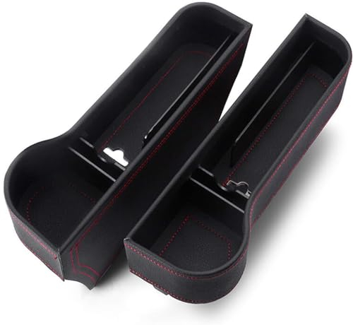 ZZRZBBNB 2 Stück Aufbewahrungsbox Autositze für Audi S3 Convertible 2002-2020,Autositz Lückenfüller Organizer Autositztasche Autositz Accessories.