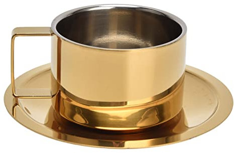 Otufan Wiederverwendbare Kaffeepads, Edelstahl-Tassenfilter mit Abdeckung, Wiederverwendbare Kapseln, kompatibel für Kaffeemaschine, Heimbüro