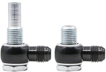 HDKEAN Professional 6AN 4NPSM Bolts Suitable For 4L80E 1997 To Mid 2010 For Transmission Oil Cooler 90 Degree Banjo Fitt Cooler Connector Transmission 90 Degree Banjo Fittings For Motorcycles 6an X