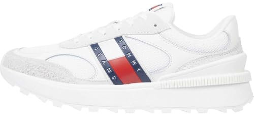 Tommy Jeans Herren TJM Technical Runner ESS Em0Em01537 Niedriges Oberteil, White (Ecru), 46 EU