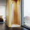 SUNXURY Puerta de ducha de 80 x 185 cm, mampara de ducha oscilante de cristal de seguridad nano, altura 185 cm