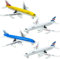 Tcvents Flugzeug Spielzeug, Metall Pull Back Flugzeug Spielzeug für 3 4 5 6 Jahre Jungen Mädchen, Diecast Flugzeuge Modelle, Geschenke für 6 jahrlge Jungen Kinder