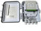 Schlankes Design 12 Port FTTH Glasfaser-Verteilerkasten für sichere Kabelhandhabung (12-adriges LC)