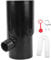 Downspout Diverter, 8cm Round Rainwater Diverter Rainwater Collection System Rain Barrel Diverter Kit for Irrigation and Aquarium (Black)