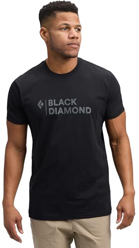 Black Diamond Herren Mini Stacked T-Shirt, Black, L