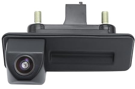 GREENAUTO AHD 1080P Rückfahrkamera für Skoda Superb Yeti Fabia Octavia Audi A1, 170 Grad Fischaugen Objektiv Auto-Rückfahrkamera mit Kofferraumgriff IP69K wasserdicht