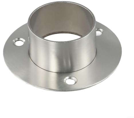 Runde Flanschhalterung aus Edelstahl für Rohrverbindungen, Lösung für Heiminstallationen (38 mm)