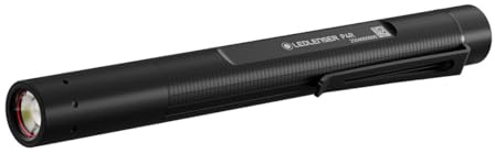 Ledlenser P4R LED Rechargeable Torch, 300lm, USB-C, 100m Adjustable Focus, Water Resistant, 13 Hour Battery, Lightweight Battery Powered Mini Flashlight For Workshop Garage Mechanic, Doctor, Paramedic