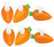 Garneck 6 Pezzi Carrot Pull Back Car Giocattoli Per Auto Per Giocattoli Per Auto Macchinine Giocattolo Per Tira Indietro Il Giocattolo Dell'auto Addominali