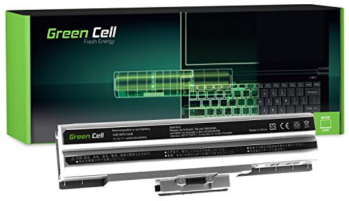 Green Cell® Standard Série Batterie pour Sony Vaio PCG-31311M PCG-3C1M PCG-3D1M PCG-7161M PCG-7181M PCG-7186M PCG-61111M PCG-81112M PCG-81212M VGN-FW VGN-NW SVE11 Ordinateur (4400mAh 11.1V Argent)
