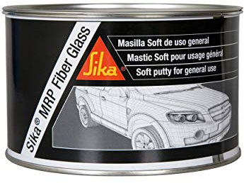 SIKA - Mastic polyester - Carrosserie - Sika MRP Fiber Glass, Mastic fibres de verre pour tôle, 2,02kg, Gris