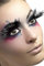 Miya Fantastische Wimpern mit super weich blaue Feder, handgefertigte Künstliche Wimpern, falschen Wimpern, Feder Wimpern, anziehende Deko für Party, Fasching, Maskerade, Bühne, Halloween, (schwarz)