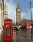 YEESAM ART Neuheiten Malen nach Zahlen Erwachsene Kinder, London Big Ben, Rote Telefonzelle, Vereinigtes Königreich Straßenansicht 40x50 cm Leinen Segeltuch, DIY ölgemälde Weihnachten Geschenke