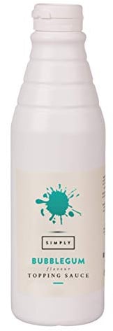 SIMPLY Bubblegum Dairy Free Topping Sauce (1kg) | Ready to Use Dessert Sauce for Ice Cream, Waffles, Pancakes, Coffee & Milkshakes