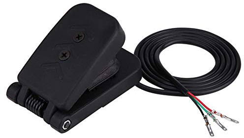 Bremse Pedal, schwarzer Kunststoff ATV Fußpedal Gaspedal Geschwindigkeitsregelung Bremspedal