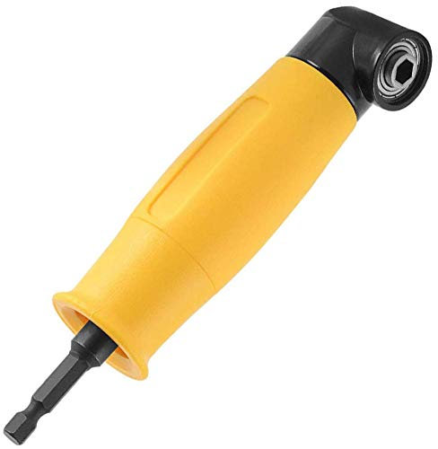 Bestgle 1/4 Inch Shank Right Angle Drill Adapter 90 Degree Drill Attachment Driver Screwdriver Extension Holder Adapter