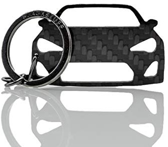 BlackStuff Schwarz Carbon Karbonfaser Schlüsselanhänger Kompatibel mit GT86 BS-944
