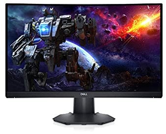 Dell S2422HG 23,6'' Full HD (1920x1080) ecran PC incurvé Gaming 1500R, 165Hz, VA, 1ms Mprt, AMD FreeSync Premium, 99% sRGB, DisplayPort, 2X HDMI, Garantie 3 Ans, Noir